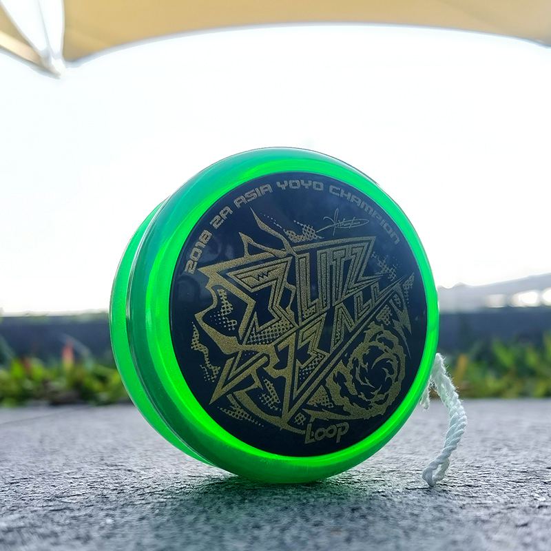 Clear Green-Black Cap-Gold Logo